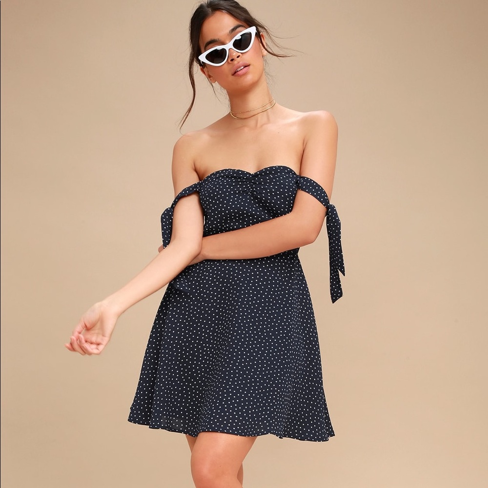 Lulus Polkadot Dress